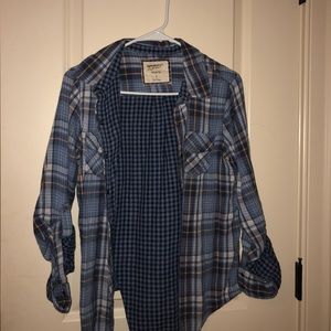 Arizona Blue Plaid Long Sleeve